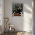 Man At Open Window, arte de Tom Blood
