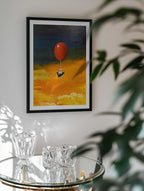 Flying Puppy Balloon, arte de Tom Blood