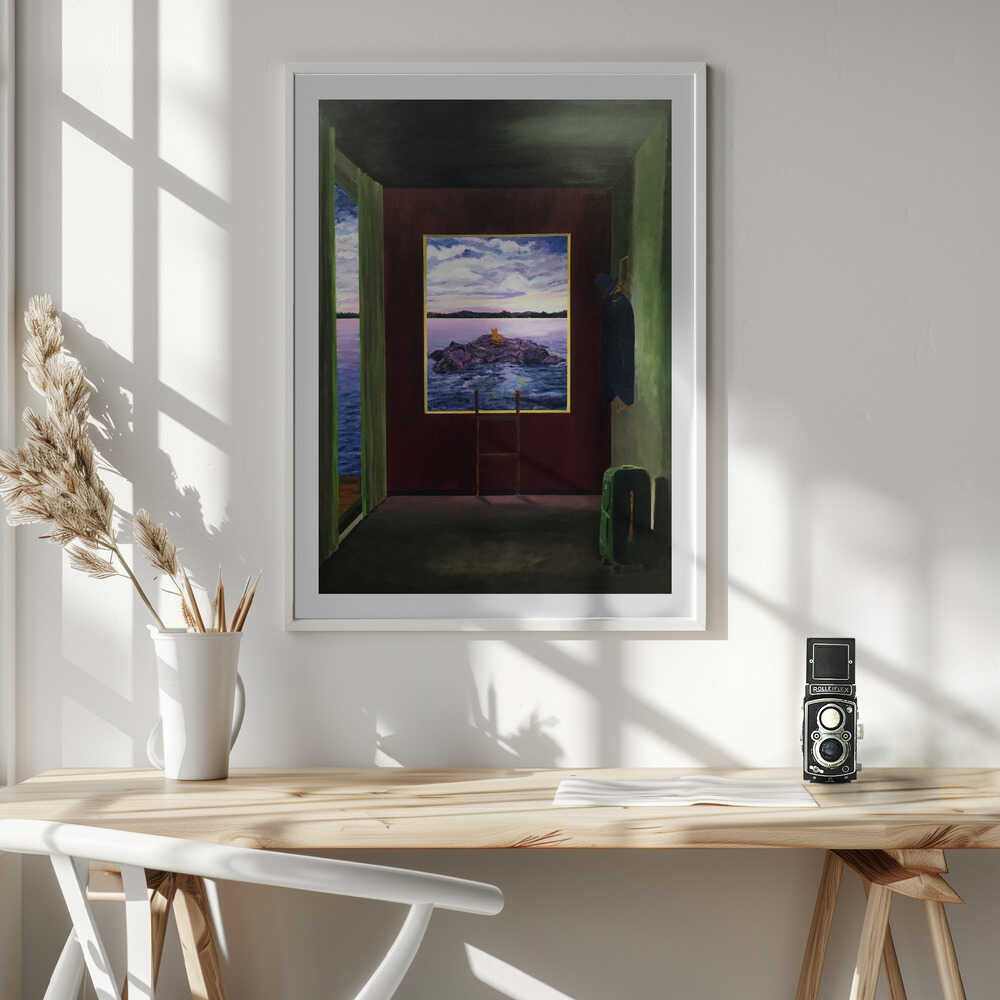 Surreal Room Lake View, arte de Tom Blood