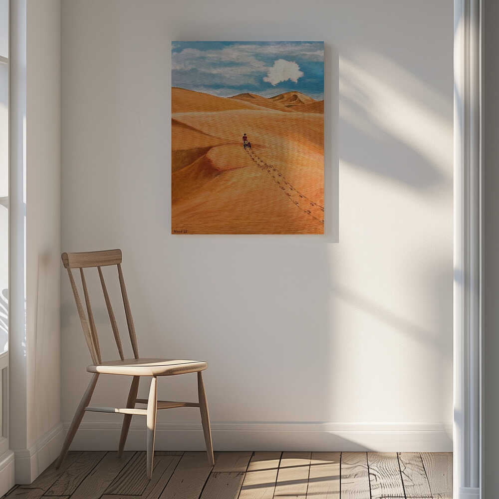 Desert Cart Journey, arte de Tom Blood