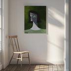 Enigmatic Green Woman, arte de Sharyn Bursic