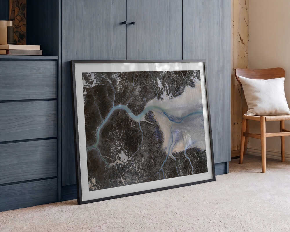Winding Estuary Patterns, arte de Jure Kravanja