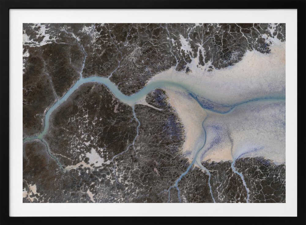 Winding Estuary Patterns, arte de Jure Kravanja