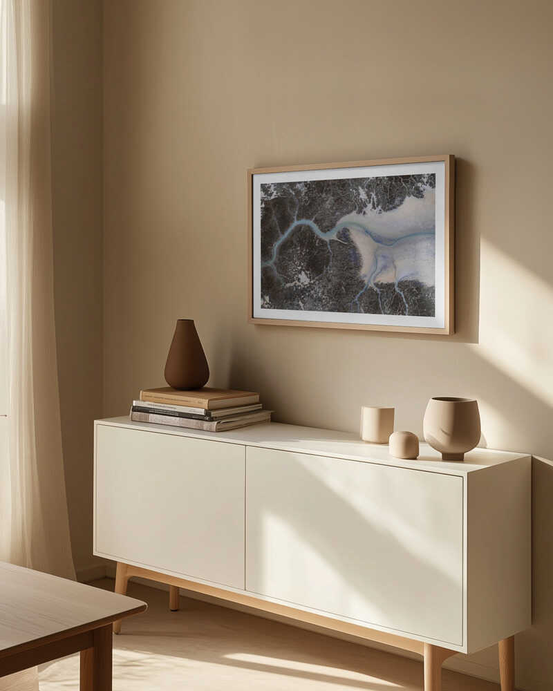 Winding Estuary Patterns, arte de Jure Kravanja