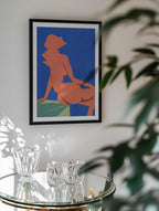 Nude Woman In Hat, arte de Little Dean