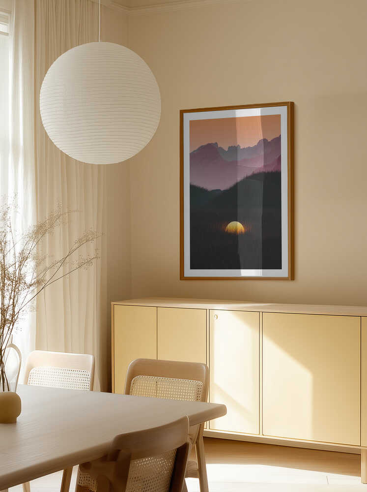 Golden Orb Landscape, arte de Javier Pardina
