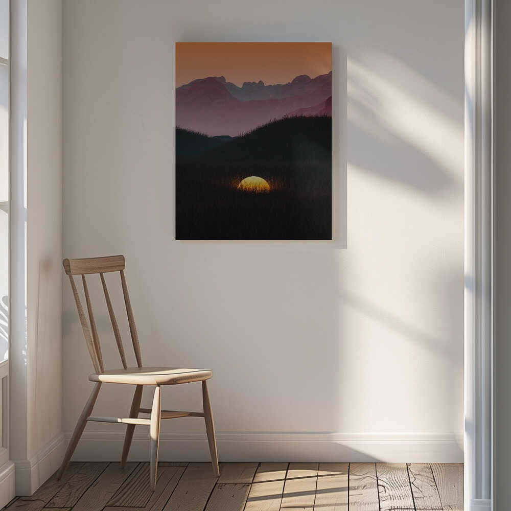 Golden Orb Landscape, arte de Javier Pardina