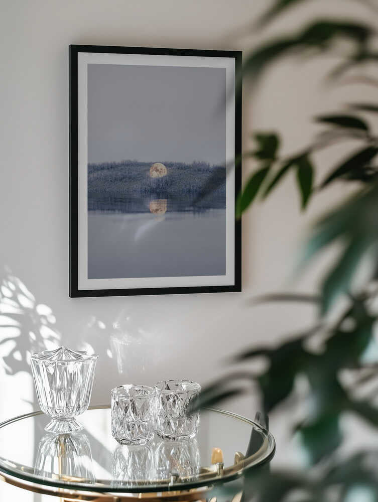 Serene Moon Reflection, arte de Javier Pardina