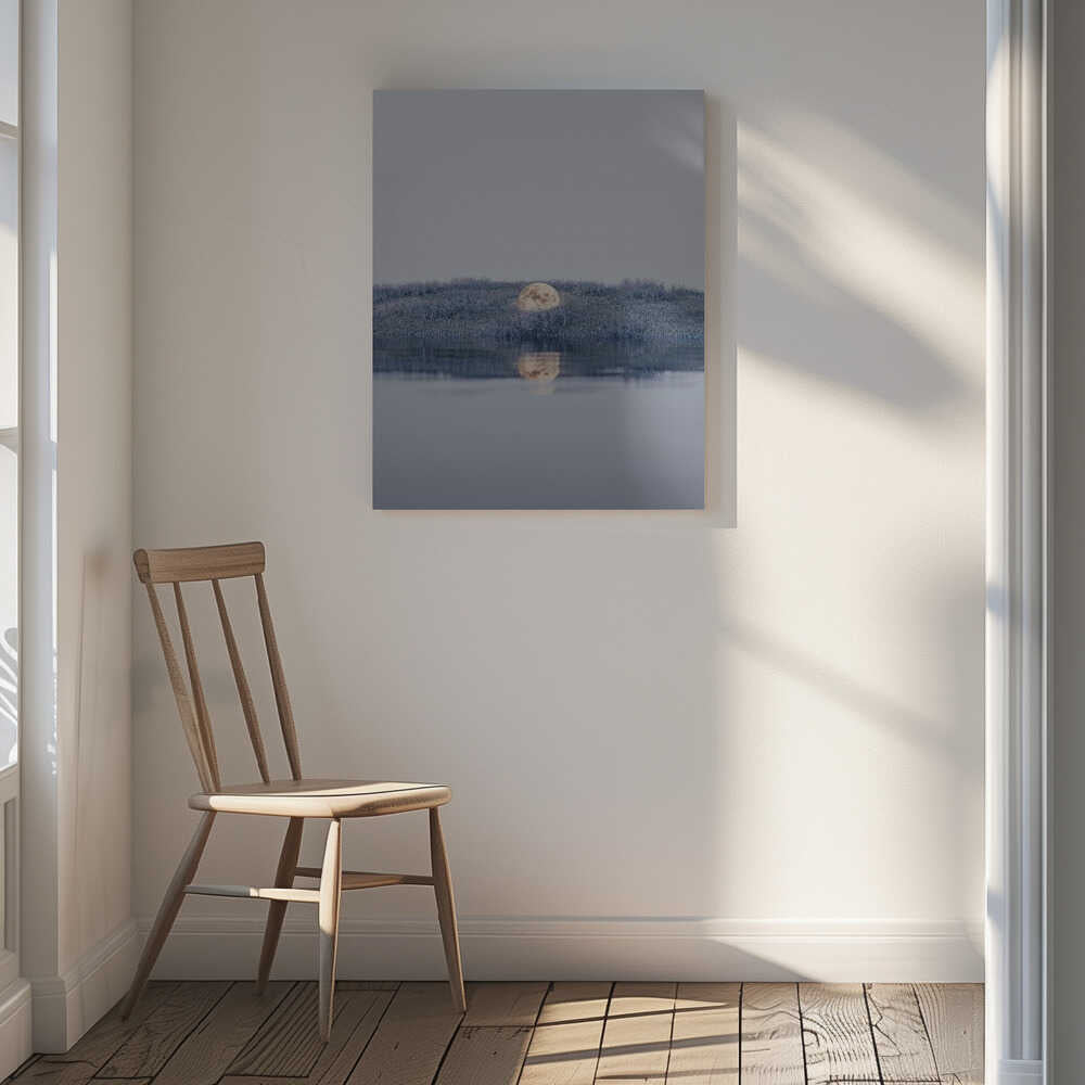 Serene Moon Reflection, arte de Javier Pardina