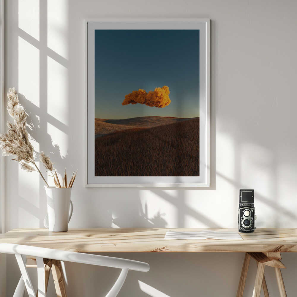 Dreamy Orange Cloud, arte de Javier Pardina