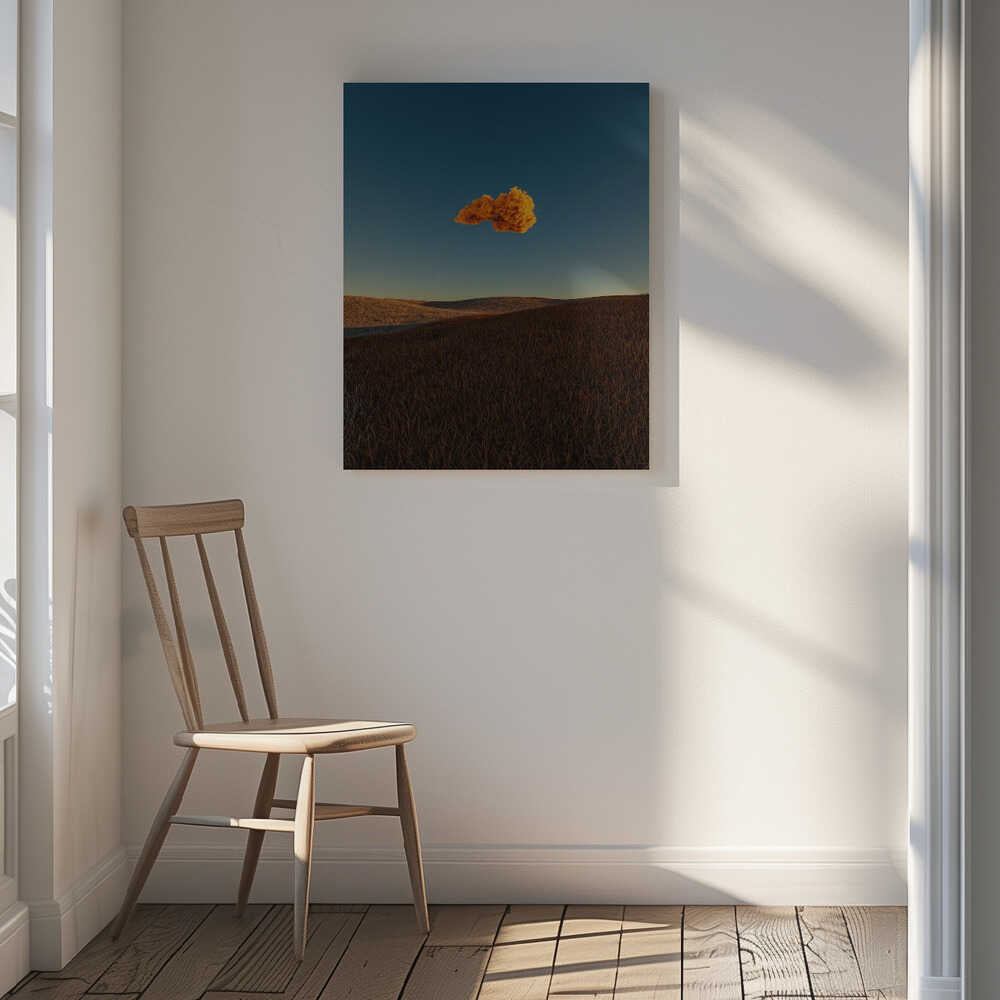 Golden Cloud Over Hills, arte de Javier Pardina