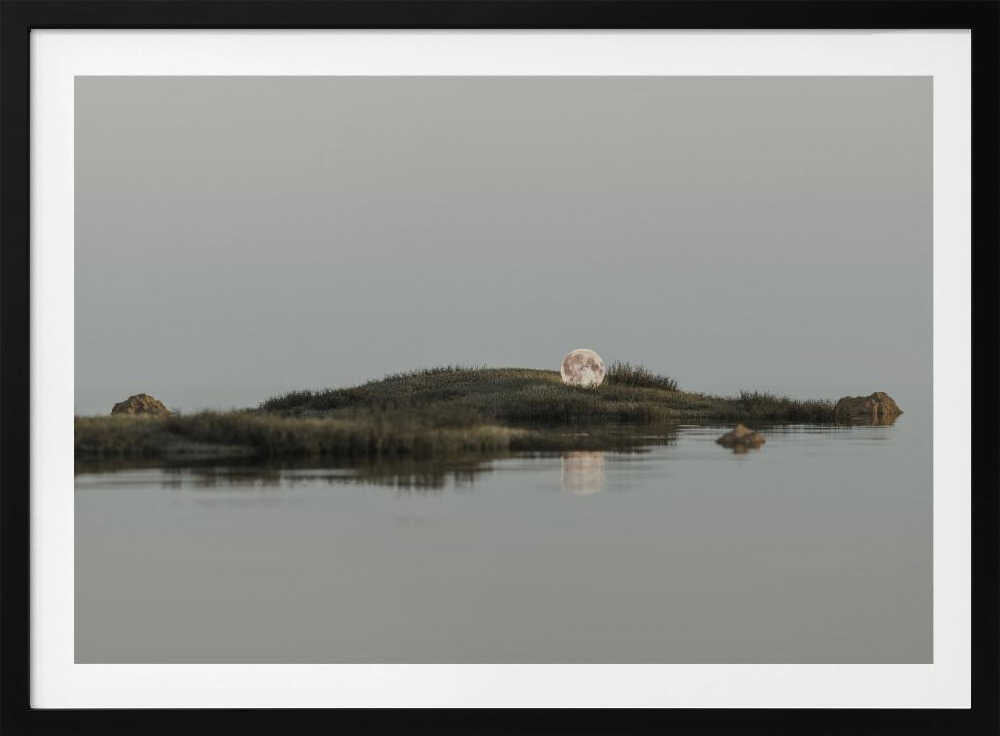Moon Island Reflection, arte de Javier Pardina