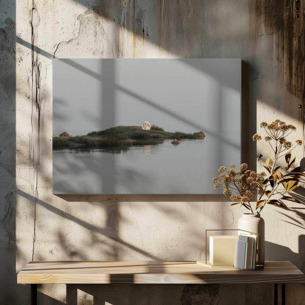 Moon Island Reflection, arte de Javier Pardina