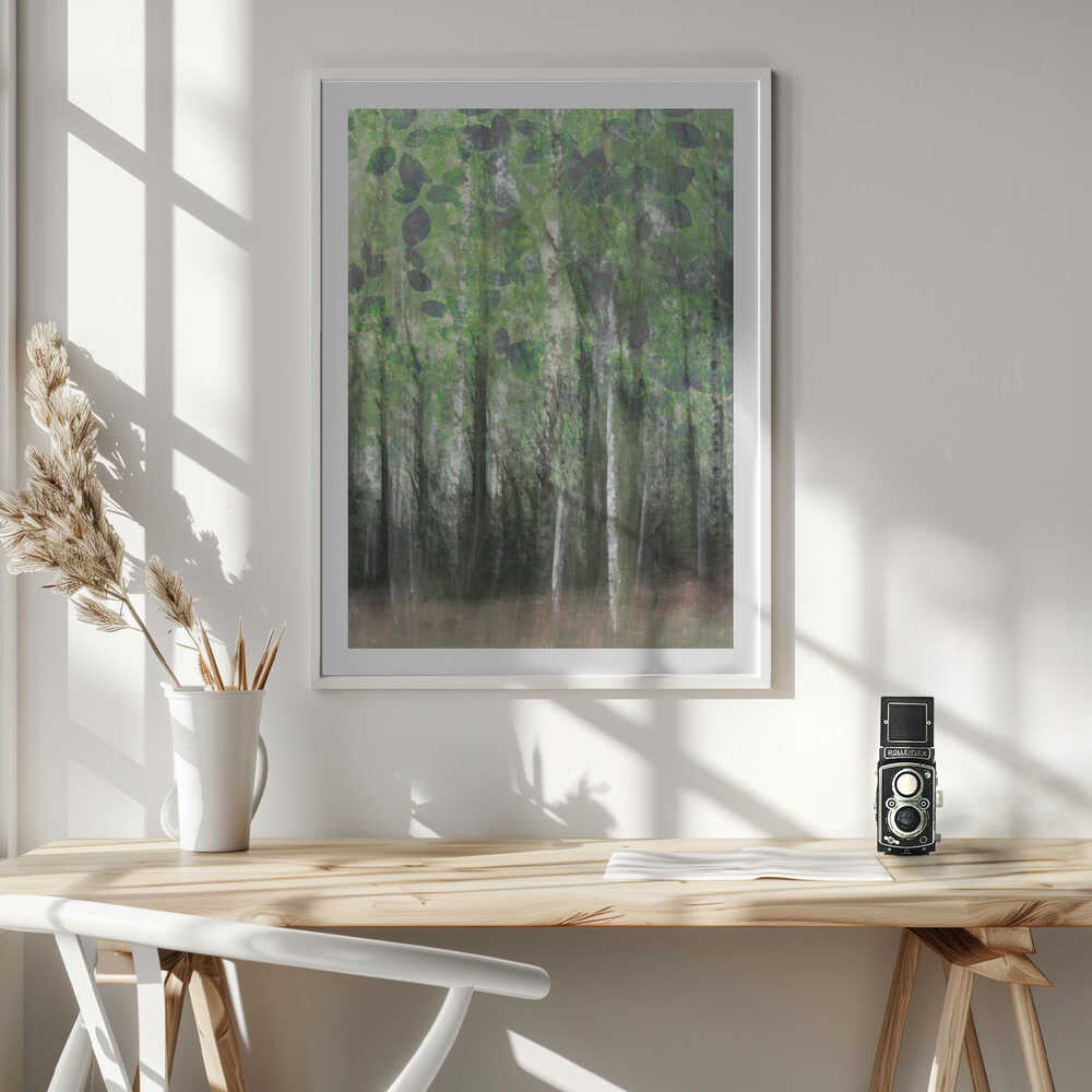 Dreamy Birch Woods, arte de Christina Sillen