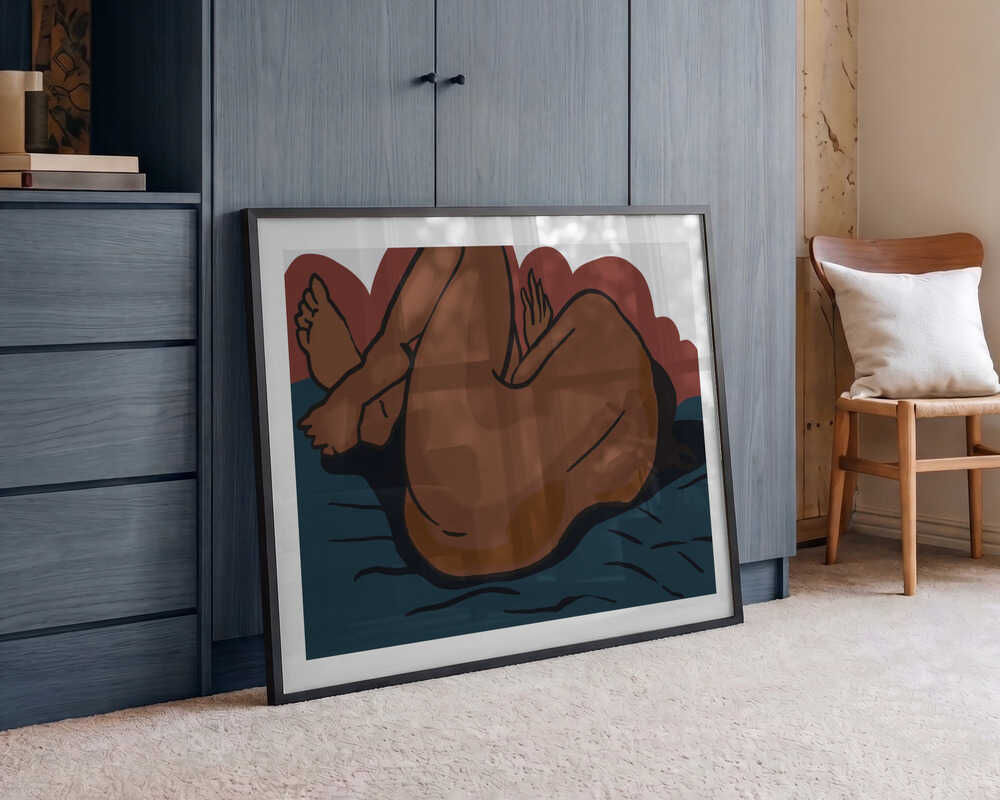 Curled Up Serenity, arte de Little Dean