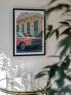 Classic Pink Car House, arte de Bethany Young
