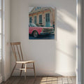 Classic Pink Car House, arte de Bethany Young