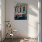 Classic Pink Car House, arte de Bethany Young
