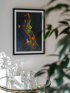 Colorful Abstract Figure, arte de Corné Akkers