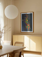 Colorful Abstract Figure, arte de Corné Akkers