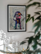 Colorful Abstract Dog, arte de Owe Emfestav