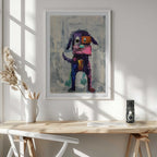 Colorful Abstract Dog, arte de Owe Emfestav