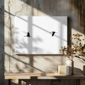 Flying Cranes Silhouette, arte de Tal Paz-Fridman