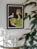 Peaceful Woman with Dove, arte de Sharyn Bursic