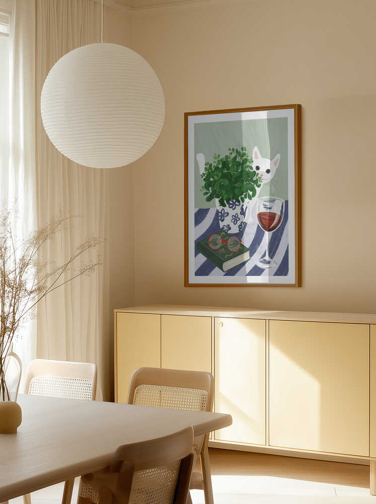Cozy Cat Reading Nook, arte de EMELIEmaria