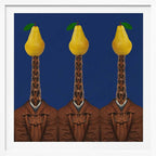 Surreal Pear Gentlemen, arte de Collage Malage