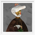 Surreal Goose Portrait, arte de Collage Malage