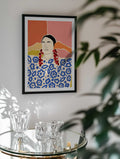 Vibrant Floral Woman, arte de Uma Gokhale