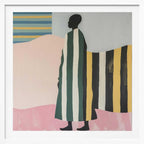 Colorful Striped Silhouette, arte de SHANDU