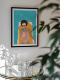 Woman Poolside Relaxation, arte de Uma Gokhale