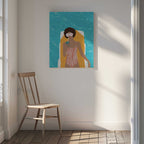 Woman Poolside Relaxation, arte de Uma Gokhale