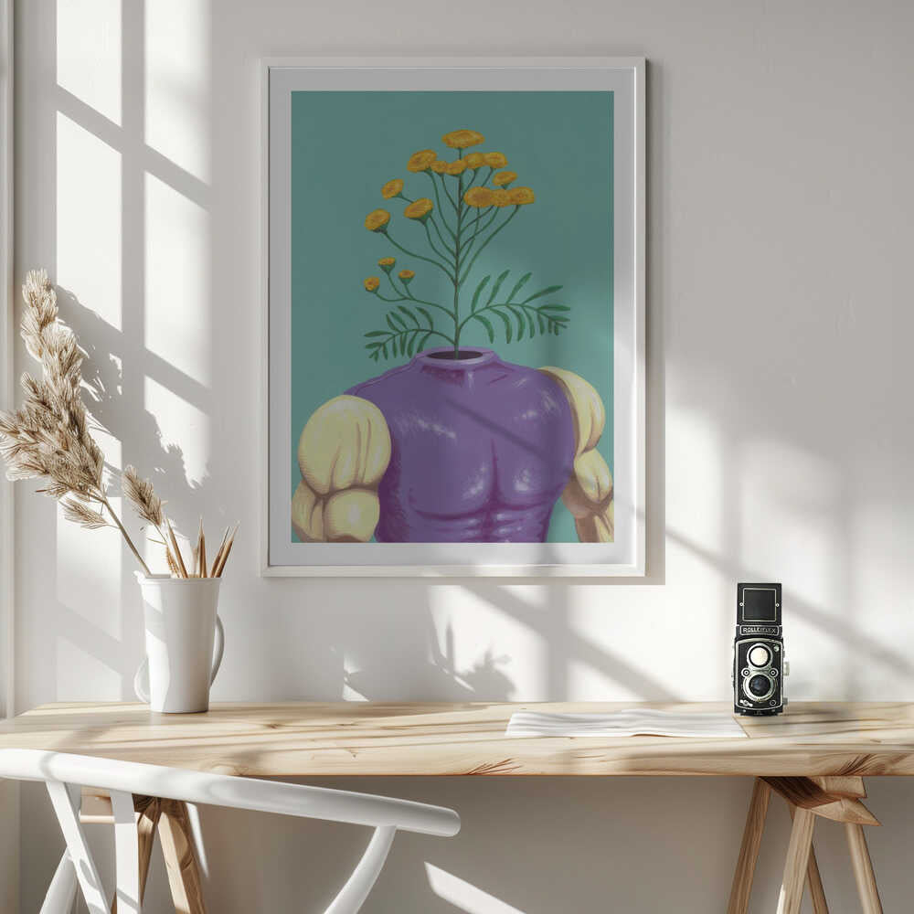 Purple Body Bloom, arte de Famous When Dead