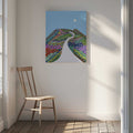 Winding Flower Mountain Path, arte de Uma Gokhale