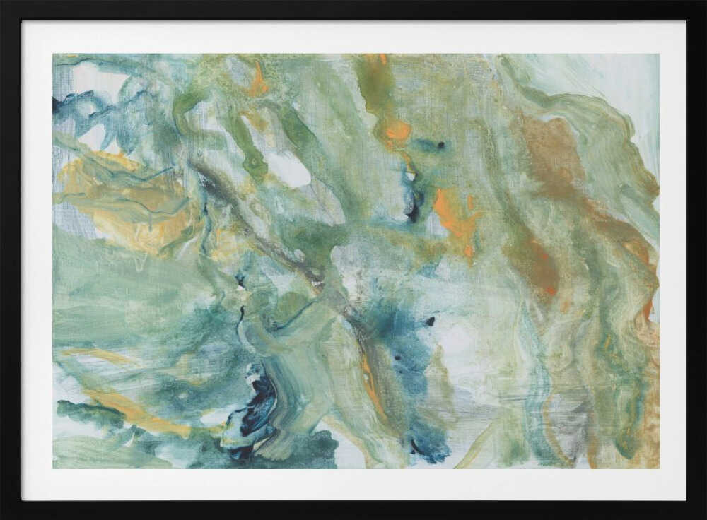 Green And Gold Flow, arte de cartissi