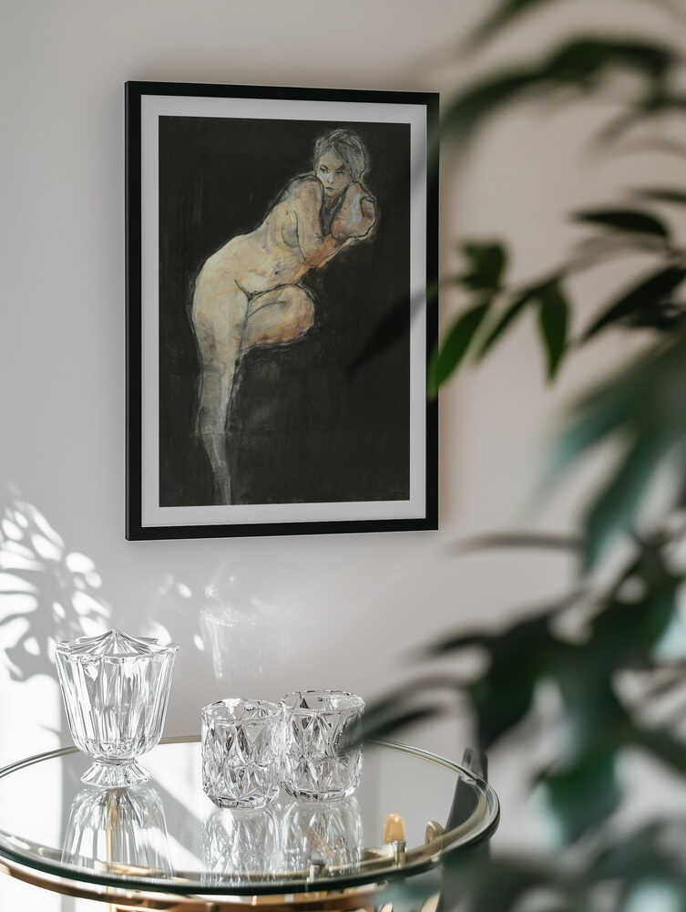 Pensive Female Study, arte de Ute Rathmann