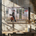 Dynamic Subway Commute, arte de Marcel Egger