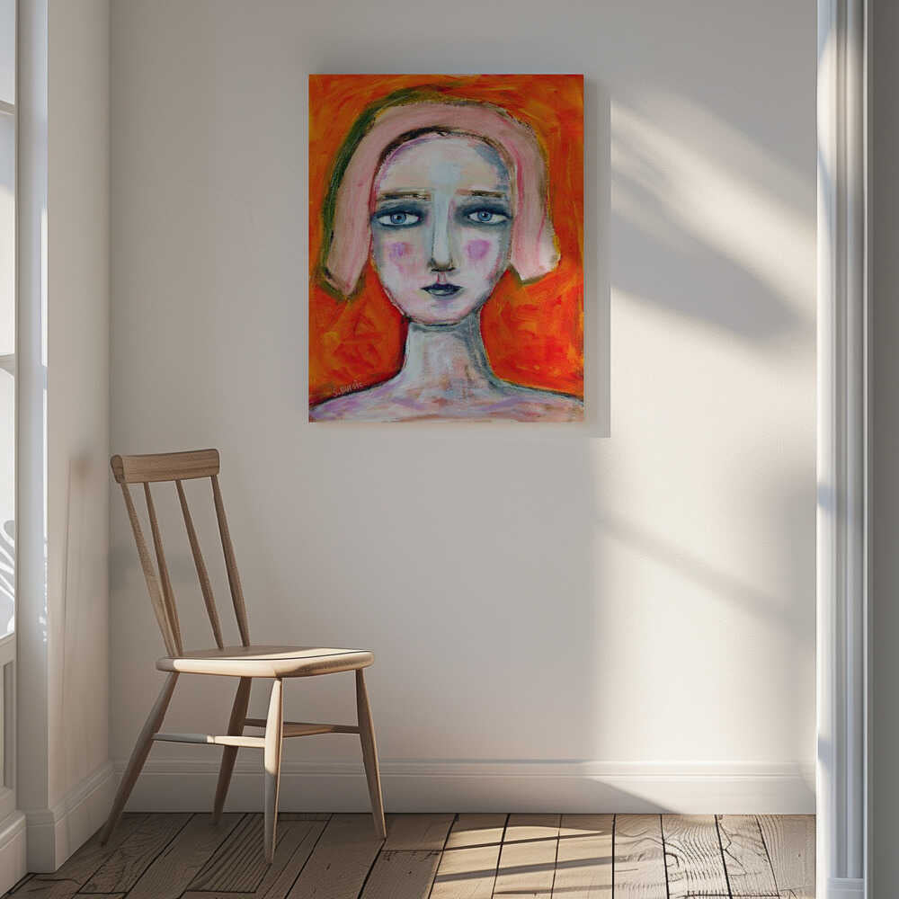Melancholy Woman Portrait, arte de Sharyn Bursic