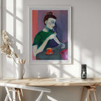 Cafe Contemplation, arte de Sharyn Bursic