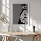 Avian Fashion Silhouette, arte de Doris Schmitz