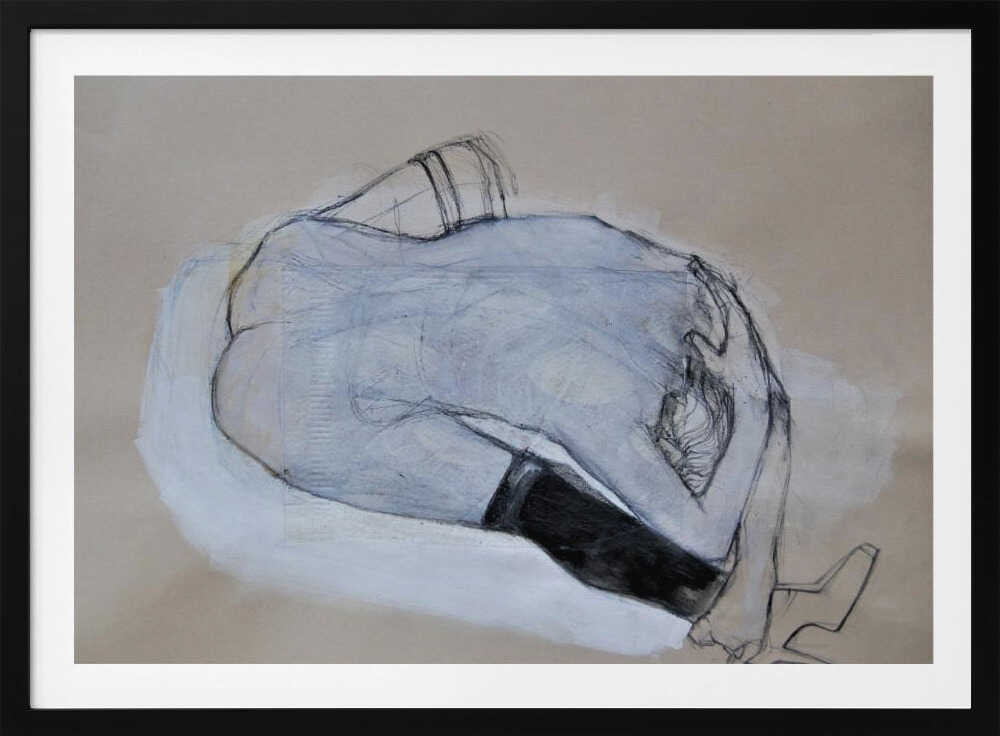 Introspective Figure Drawing, arte de Doris Schmitz