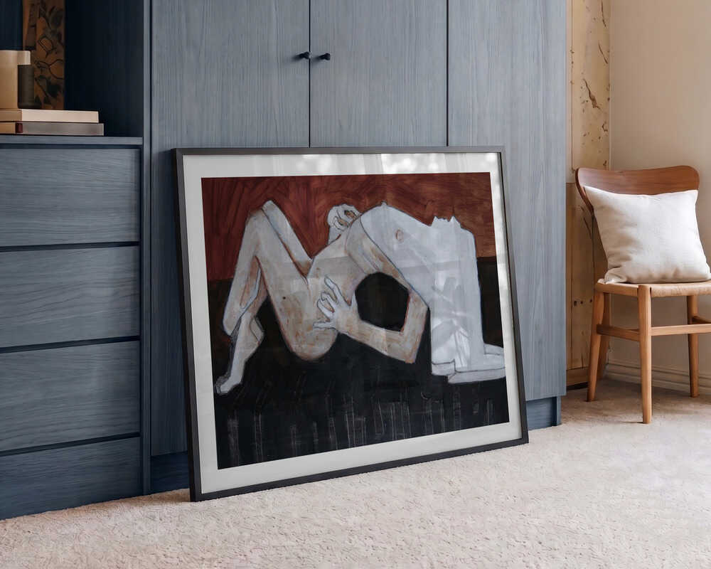 Abstract Reclining Nude, arte de Doris Schmitz