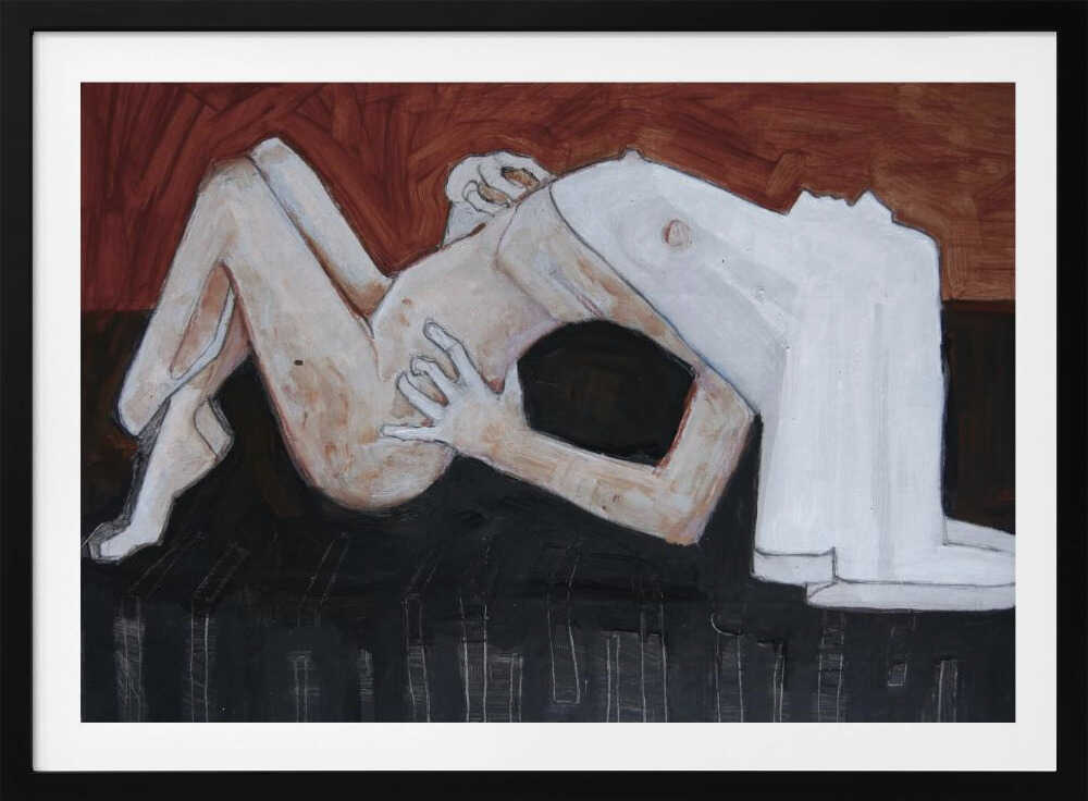 Abstract Reclining Nude, arte de Doris Schmitz
