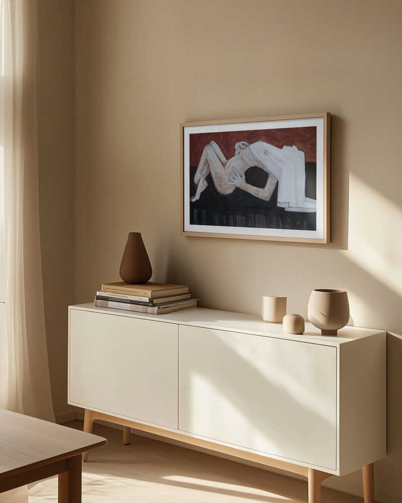 Abstract Reclining Nude, arte de Doris Schmitz