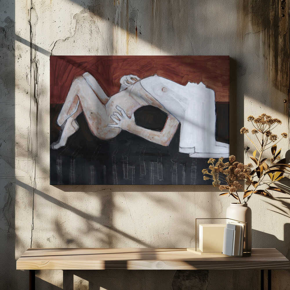 Abstract Reclining Nude, arte de Doris Schmitz