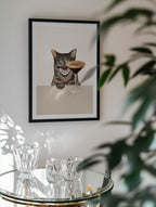 Curious Cat Coffee Martini, arte de Tara Royle
