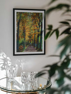 Golden Autumn Avenue, arte de Corné Akkers